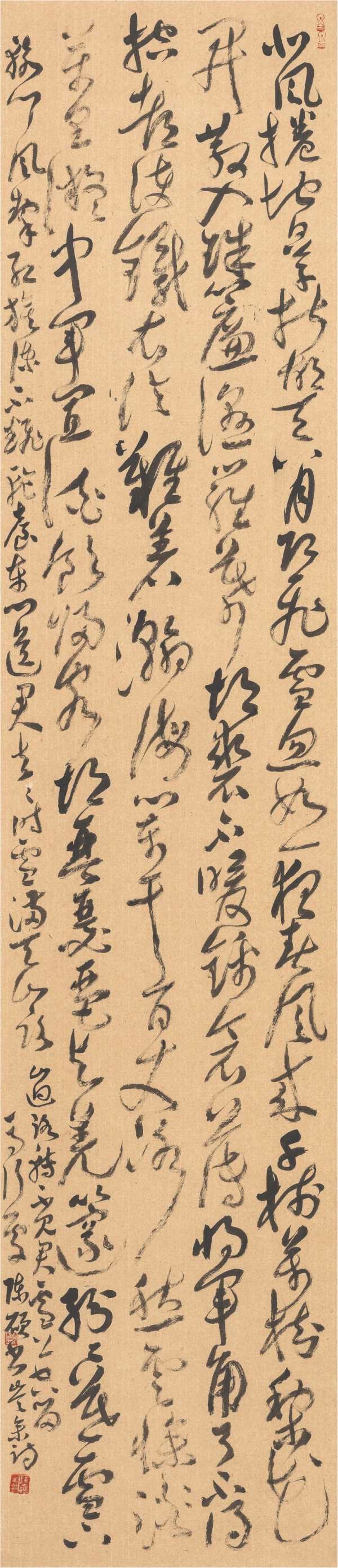 唐·岑参《白雪歌送武判官归京》56cm×284cm.JPG